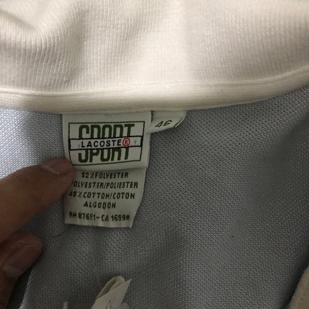 women’s Lacoste skirt shirt